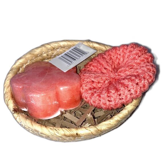 Soap Infused Sponge Cotton Candy Scent with Scrubby Sponge Gift Set - Picture 5 of 11